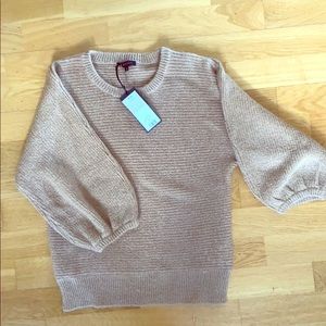 Tan Mohair Caroll Sweater - from Paris! NWT!